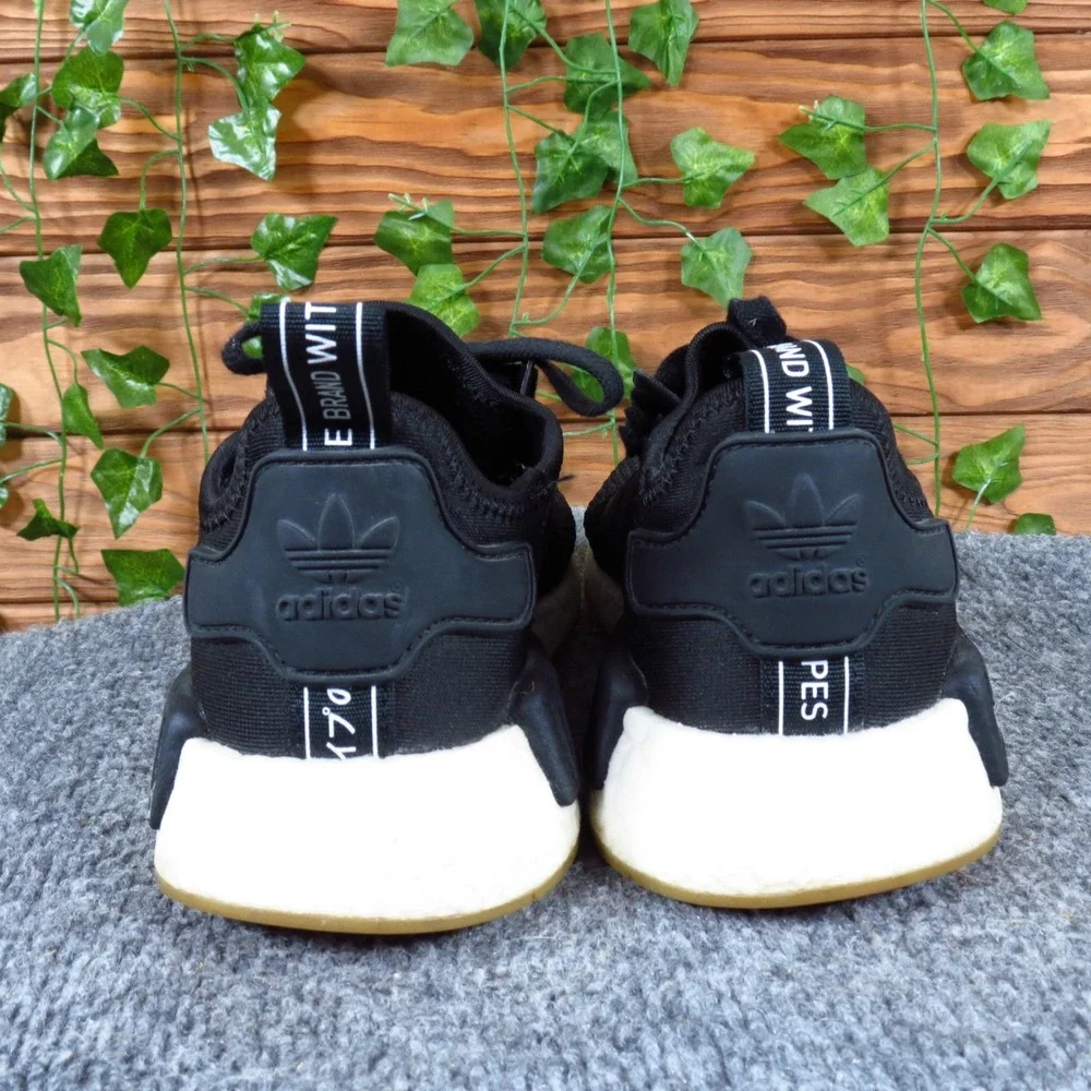 Adidas‎ Originals NMD_R1 Mens Sneaker Size 5 Lifestyle Running Black Gum B42200
